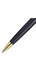 Waterman hemisphere stylo bille  noir mat  recharge bleue pointe moyenne  coffret cadeau