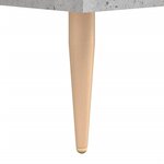 vidaXL Buffet haut Gris béton 69 5x34x180 cm Bois d'ingénierie