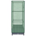 vidaXL Jardinière surélevée avec housse aspect rotin 80x40x123 cm