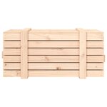 vidaXL Boîte de rangement 91x40 5x42 cm Bois massif de pin