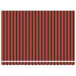vidaXL Tissu de auvent orange et marron 450 × 350 cm Polyester