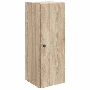 vidaXL Armoire Murale 33 x 34 5 x 90 cm Bois d'ingénierie Chêne Sonoma