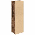 vidaXL Bibliothèque vieux bois 31x24x102 cm bois d'ingénierie