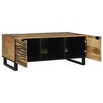 vidaXL Table basse Marron et Noir 100 x 54 x 40 cm