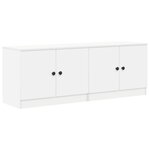 vidaXL Armoire de rangement pour lit mezzanine 2 pc Blanc