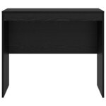 vidaXL Bureau Chêne noir 90 x 50 x 76 cm Bois d'ingénierie
