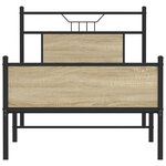 vidaXL Cadre de lit sans matelas chêne sonoma 90x200 cm