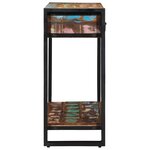 vidaXL Table console Multicolore 90 x 33 x 75 cm Bois Recyclé Solide