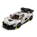 Lego 76900 speed champions koenigsegg jesko jouet voiture de course pour enfants avec mini figurine de pilote en combinaison