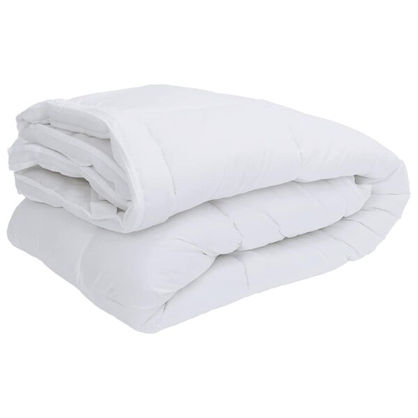 vidaXL Protège-matelas blanc 140x190 cm