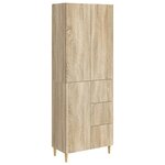vidaXL Ensemble de Meubles 2 Pièces 66 x 34 5 x 90 cm Bois d'ingénierie