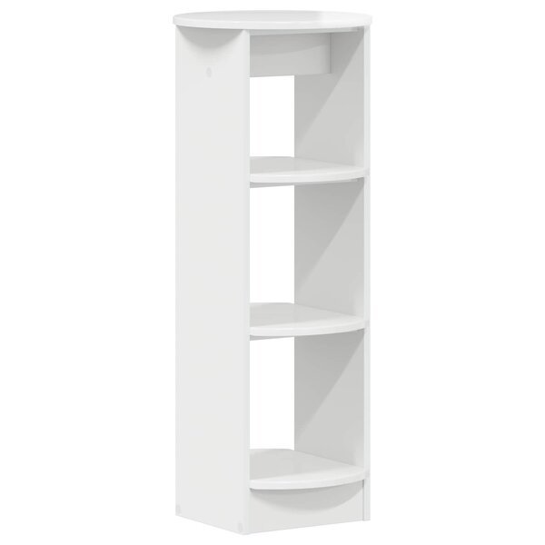 vidaXL Meuble d'appoint Blanc Brillant 40 x 40 x 100 cm