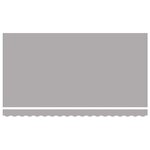 vidaXL Tissu de remplacement pour auvent pour cadre 4x2 m gris clair