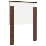 vidaXL Tête de lit avec tête de lit Chêne brun 75 cm Bois d'ingénierie