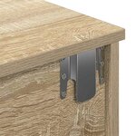 vidaXL Étagère murale avec tiroirs chêne sonoma bois d'ingénierie