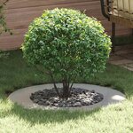 vidaXL Anneau d'arbre plat 5 Pièces Ø50/80 cm en acier galvanisé