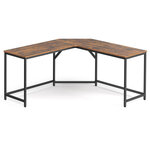 Bureau adulte ordinateur angle 149 x 149 x 75 cm marron 12_0004180