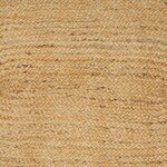 vidaXL Tapis de surface ovale Naturel 122 x 183 cm Jute