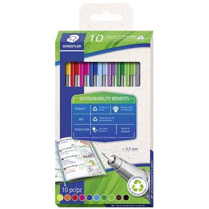 Fineliner triplus  étui carton de 10 staedtler