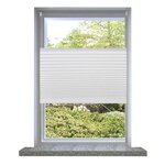 Vidaxl store plissé 100x125 cm blanc
