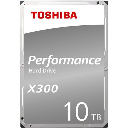 TOSHIBA - Disque dur Interne - X300 - 10To - 7 200 tr/min - 3.5 (HDWR11AEZSTA)