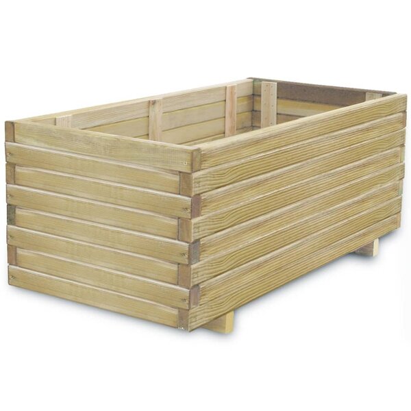 vidaXL Lit surélevé rectangulaire 100x50x40 cm bois