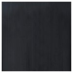 vidaXL Tapis rectangulaire noir 100x100 cm bambou
