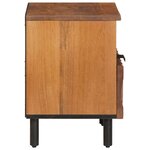 vidaXL Cabinet de chevet Marron 40 x 33 x 46 cm Bois de mangue massif