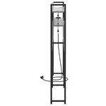 vidaXL Tête de lit avec étagère Sonoma gris 120 cm Bois d'ingénierie
