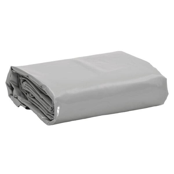 vidaXL Bâche gris 5x6 m 650 g/m²