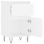 vidaXL Buffet blanc 40x35x70 cm bois d’ingénierie