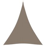 vidaXL Voile de parasol Tissu Oxford triangulaire 5x6x6 m Taupe