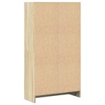 vidaXL Bibliothèque chêne sonoma 60x24x109 cm bois d'ingénierie