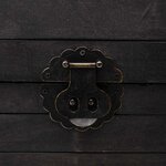 vidaXL Coffre de rangement Bois massif style vintage 120x30x40 cm