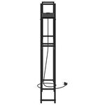 vidaXL Tête de lit de rangement Chêne noir 100 cm Bois d'ingénierie