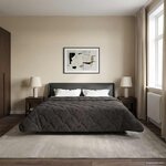 vidaXL Duvet d'été simple Matelassé Anthracite 200 x 200 cm