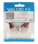 Cable Valueline adaptateur molex d'alimentation 4 pins vers 3 pins (alimentation ventilateur)