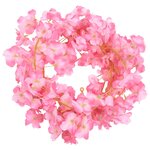 vidaXL Guirlandes de fleurs 6 Pièces rose foncé 180 cm