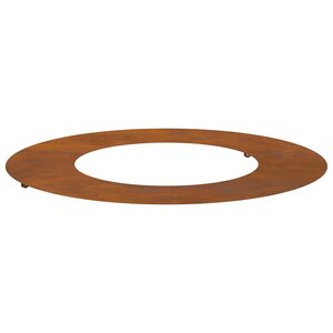 vidaXL Anneau d'arbre plat Marron Ø40 / 70 cm