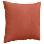 vidaXL Coussins de canapé 2 Pièces Rouge orange 45 x 45 cm