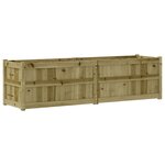 vidaXL Jardinière 180x50x50 cm bois de pin imprégné