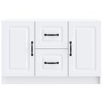 vidaXL Buffet Blanc 89 x 34 5 x 57 cm Bois d'ingénierie