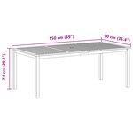 Ensemble salle à manger jardin vidaXL 9 pièces Gris Poly Rotin Acacia