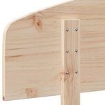 vidaXL Tête de lit 140 cm bois massif de pin