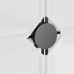 vidaXL Organiseur de rangement en cube avec 9 cubes et portes en PP transparent