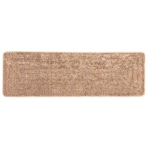 vidaXL Coureur de Tapis MARSA Jaune 50 x 150 cm Polyester et PVC