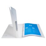 Classeur 2 anneaux 15 mm polypropylène Crystal colours - A4, incolore EXACOMPTA