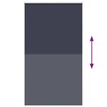 vidaXL Store enrouleur occultant café 135x230 cm largeur du tissu