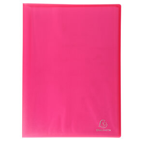 Protège-documents En Polypropylène Semi Rigide Chromaline 80 Vues - A4 - Rouge - X 12 - Exacompta