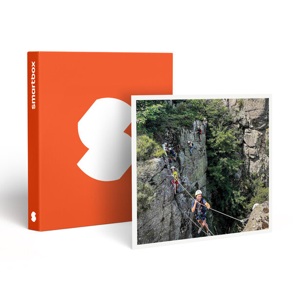 SMARTBOX - Coffret Cadeau Demi-journée de via ferrata dans le Parc naturel des Monts d'Ardèche pour 1 adulte et 1 enfant -  Sport & Aventure